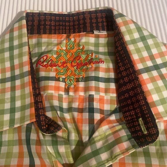 Men’s Button Down Robert Graham Shirt Men’s Large - Picture 5 of 8